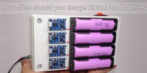 鋰離子電池應該多久充一次電？