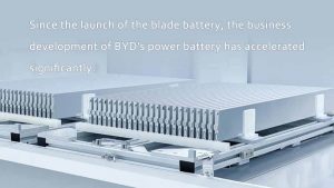自從推出刀片式電池以來，BYD動力電池的業(yè)務(wù)發(fā)展已經(jīng)大大加快。